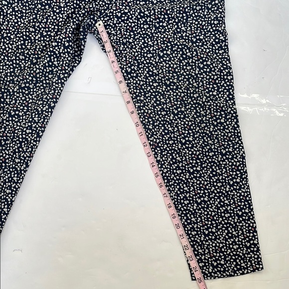 Club Monaco Blue and Cream Silk Pants Size 4 - Picture 7 of 9